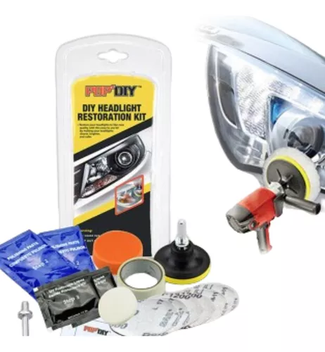 Kit Pulido Restaurador Faros Auto P/ Taladro Completo