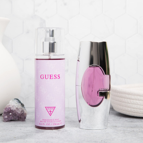 Set De Bruma Corporal Perfume Guess Pink Para Mujer Edp De 7