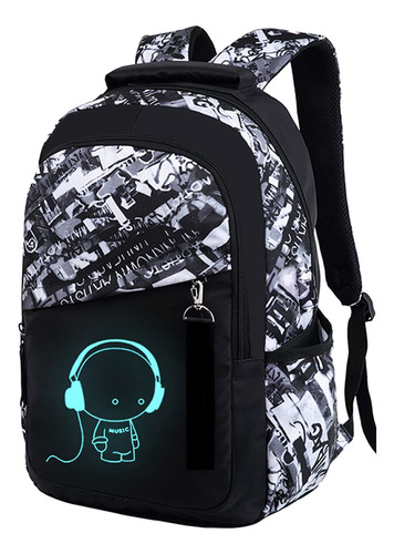 Lmeison Mochila Luminosa De Dibujos Animados De Anime Con Pu