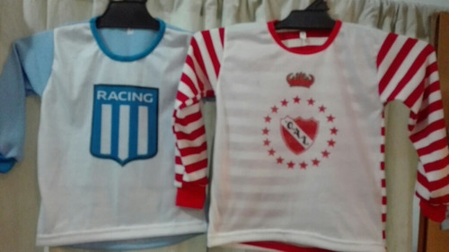 Pijamas Futbol -liquidacion Invierno.manga Larga-t:2-4