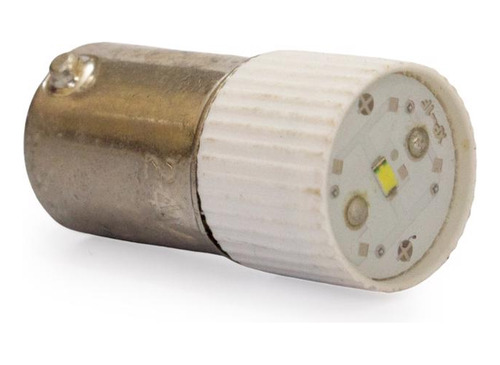 Lâmpada Led Soquete E7 Branco 24v Para Botões Iluminados Luz Branco-frio