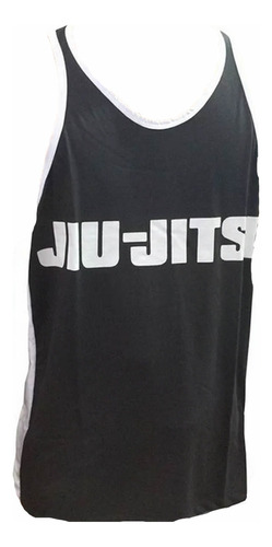 Camiseta Regata Jiu Jitsu - Vem Pro Chão -  Malha Pv