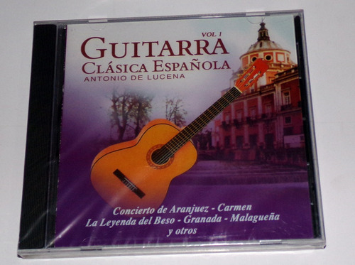 Antonio De Lucena Ritmo De Guitarra Española Vol 1 Cd Kkt