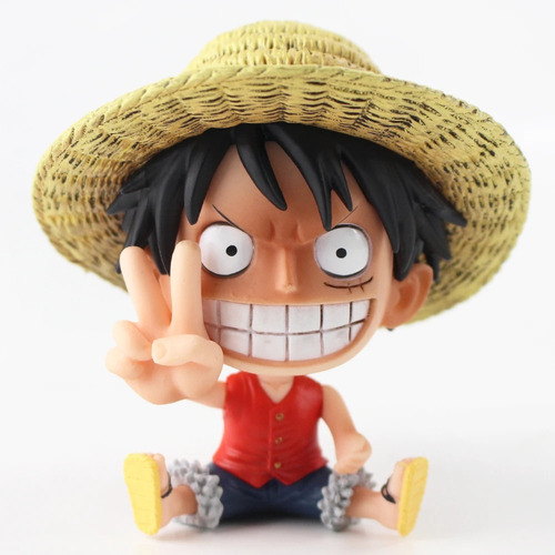 Figura One Piece Monkey D. Luffy Chibi Bobblehead