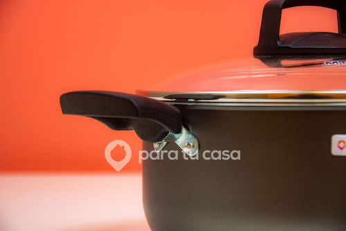 Batería Cocina Olla Cacerola Aluminio Teflón Safira 5p Mta