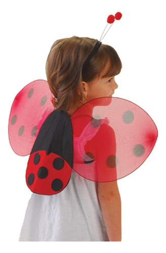 Us Toy Lady Bug Wings  Antenna Costume Set