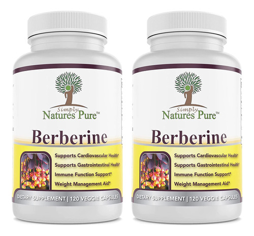 Simply Natures Pure Berberina Hcl Premium 500mg  120 Capsul