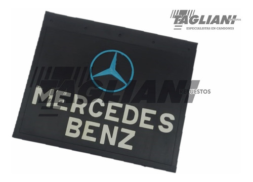 Par Barreros Camion Mercedes Benz 50 X 42 Logo Y Letras