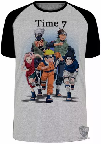 Emporio Dutra - Camiseta Mangá Naruto Sasuke Uchiha pequeno