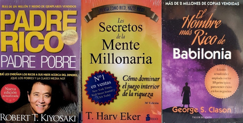 3x1 Secretos Mente + Padre Rico + Hombre Rico Babilonia 