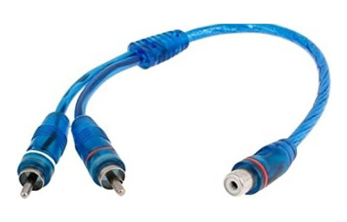 Cable De Audio Rca Y Divisor Adaptador, 2 Macho A 1 Hembra