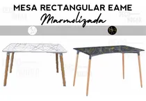 Comprar Mesa Eame Rectangular Marmolizada Comedor Moderna