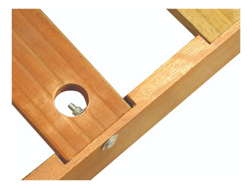 Cama Plaza Y Media,madera Tornillo,modelo Nipon Ii