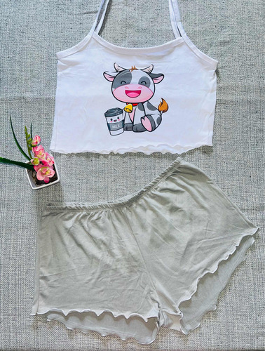 Pijama Blogueirinha Suede
