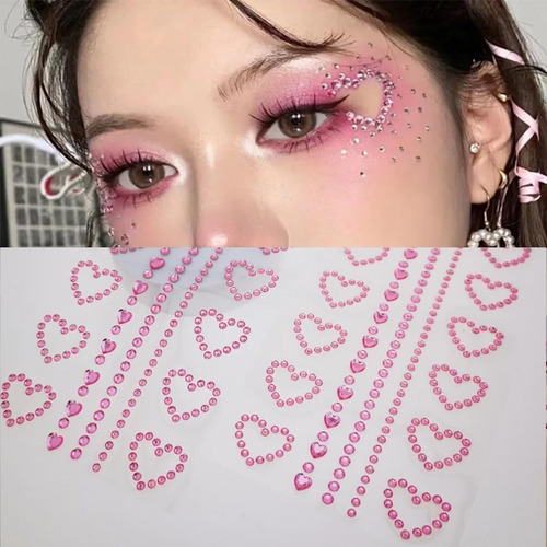 Gemas Faciales Autoadhesivas, Perlas Para Maquillaje, Joyas