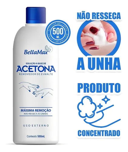 Acetona Bella Mix para uñas 500 ml