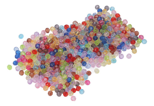 Spacer Beads, 500 Unidades, Redondas, Coloridas, Redondas, A