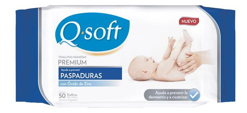 Toallitas Humedas Qsoft Antipaspadura 50 Unidades