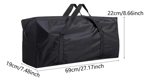 Herramientas De Barbacoa Bolsa De Negro 69cmx19cmx22cm