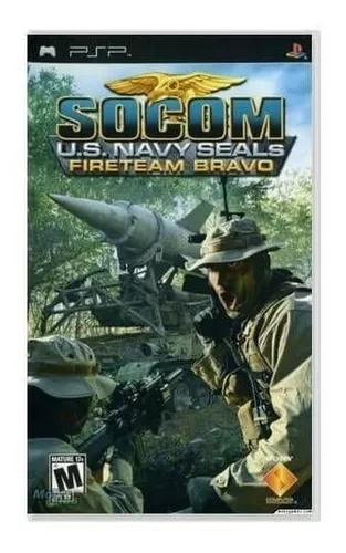 Jogo Game Socom U. S. Navy Seals Fireteam Bravo Psp Lacrado
