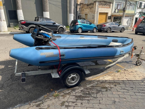 Bote Inflável Zefir Classic 404 Com Motor Mercury 25hp 2010