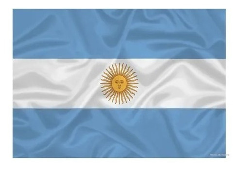 Bandera oficial argentina de doble cara, 150 x 0,90 cm