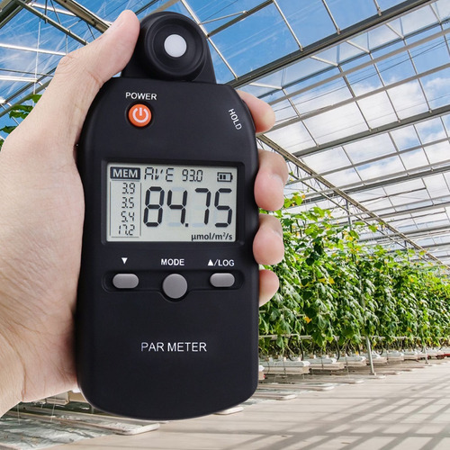 Medidor De Iluminación Ppfd Con Sensor Cuántico De Espectro