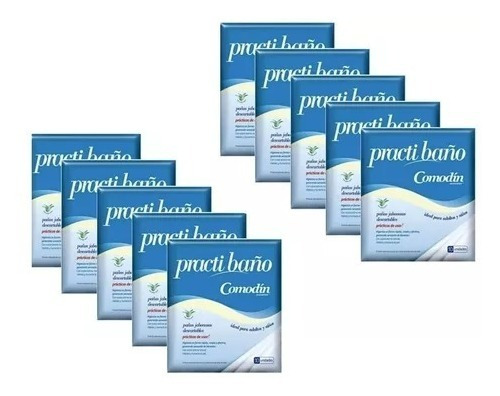 200 Practi Baño Fácil Comodin Paños Jabonosos 