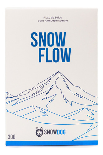 Fluxo De Solda Alta Performance Snowflow Snowdog 30g Cor Amarelo