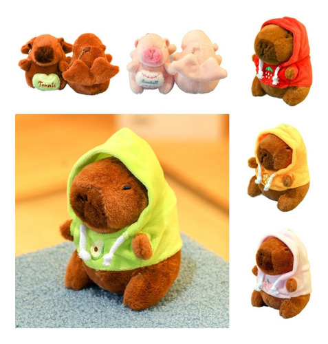 Muñeca De Simulación De Capibara De Peluche Con Alas