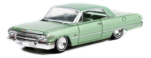 1963 Chevy Impala Lowrider Personalizado Verde Claro Me...