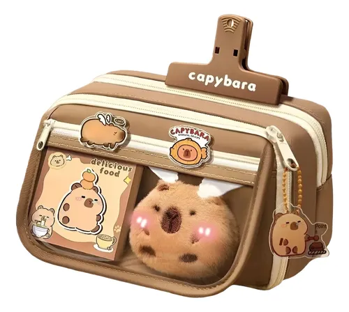 Estojo Escolar Organizador De Lápis Fofo Multifuncional