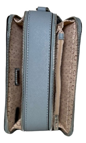 Bolso Guess Crossbody, Charlestown Mini, Color Sky, Guess
