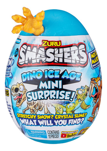 Smashers Dino Huevo Sorpresa Tigre De Dientes Sabros