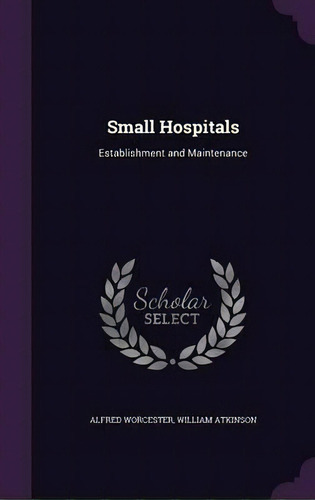 Small Hospitals, De Alfred Worcester. Editorial Palala Press, Tapa Dura En Inglés