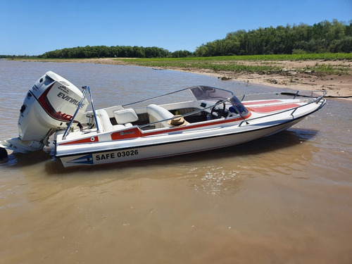 Imagen 2 de 9 de Lancha Monza Motor Evinrude 135 Ho V6 Etec 90 Horas De Uso