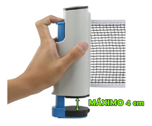 Imagen 2 de 7 de Red Ping Pong Con Soporte Ajustable Retráctil Extensible