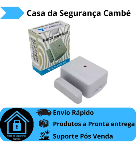 Sensor Magnético Sem Fio Hombrus 433,92 Mhz Code Learn