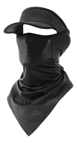 Protección Solar Cubierta De La Cara Del Gris Oscuro