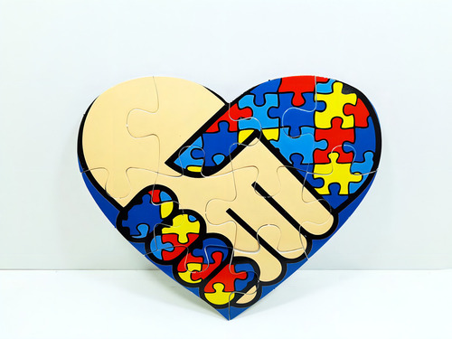 Combo 3 Quebra-cabeça Heróis Para Autista - Tea & Amor