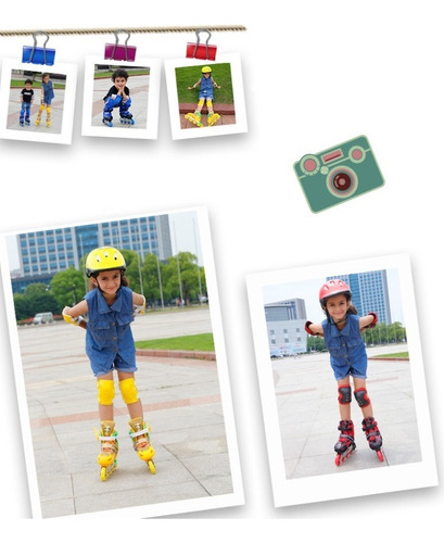 1 Combo Patines Incluye Casco,protecciones Y Mochila De