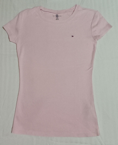 Remera Tommy Hilfiger  Color Rosa Talle Xs Algodón