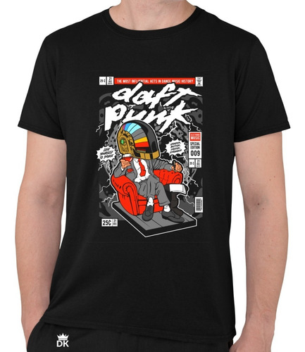 Polera Algodón Funko Pop Con Diseño De Daft Punk 