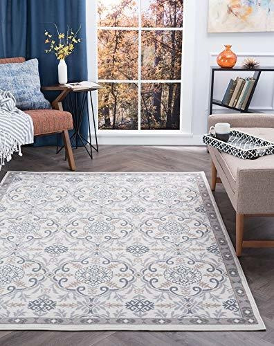Alfombra Universal Rugs Izel Area, 8 'x 10', Crema