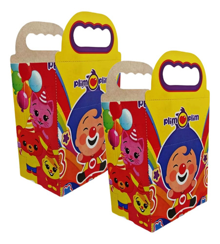 Plim Plim Paquete 10 Cajas Dulceras Y 1 Set Globos Artículo