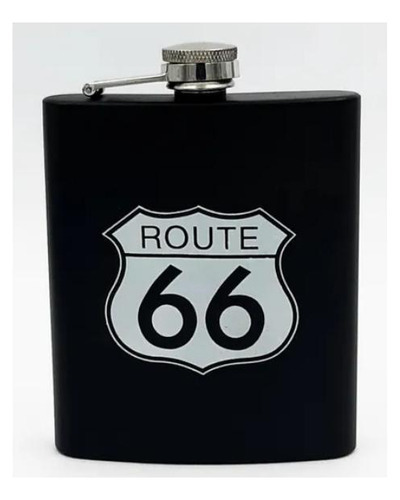 Cantil Bolso Garrafa Route 66 Whiskey Copo Caneta Chaveiro