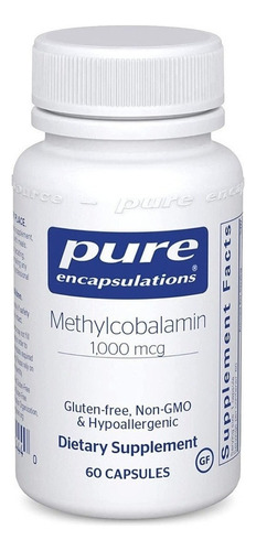 Metilcobalamina 1,000 Mcg, Pure Encapsulation,