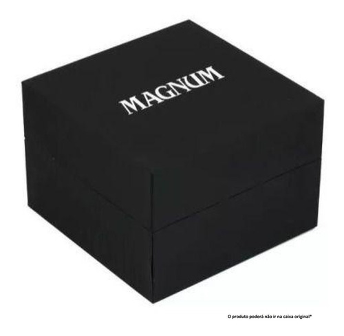 Relógio Masculino Dourado Magnum Ouro 18k 2 Anos De Garantia
