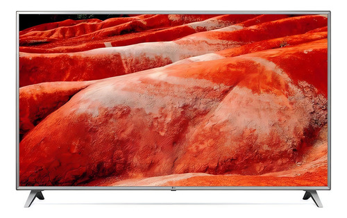 Smart TV de 43" LG AI ThinQ 43UM751C com tela LED 4K - cinza/chumbo