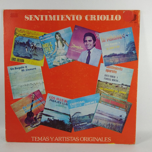 Lp Vinilo Varios Sentimiento Criollo Edic Venezuela 1980